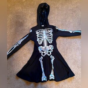 Skeleton Dress with Hood 🖤